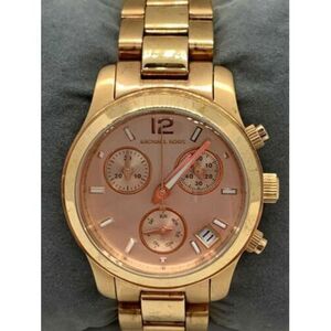 Michael Kors MK5430 Women's Watch Chronograph Rose Gold Stainless Steel D228